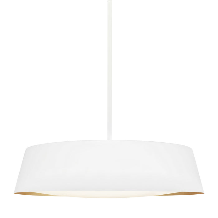 Myhouse Lighting Visual Comfort Studio - EP1055MWT - Five Light Pendant - Asher - Matte White