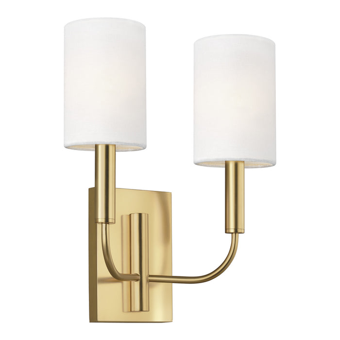 Myhouse Lighting Visual Comfort Studio - EW1002BBS - Two Light Wall Sconce - Brianna - Burnished Brass