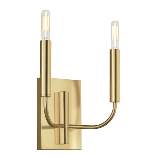 Myhouse Lighting Visual Comfort Studio - EW1002BBS - Two Light Wall Sconce - Brianna - Burnished Brass