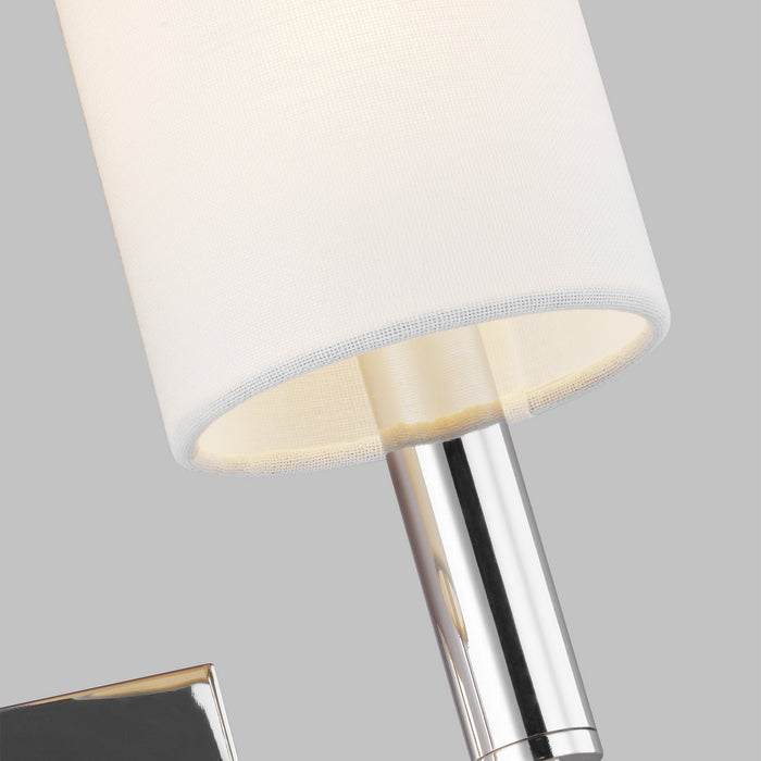 Myhouse Lighting Visual Comfort Studio - EW1002PN - Two Light Wall Sconce - Brianna - Polished Nickel