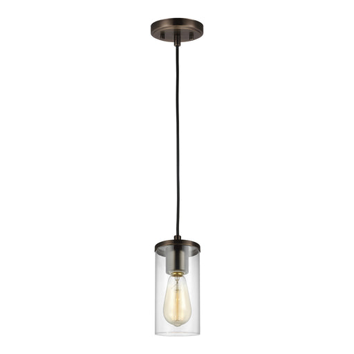 Myhouse Lighting Visual Comfort Studio - 6190301EN7-778 - One Light Mini-Pendant - Zire - Brushed Oil Rubbed Bronze