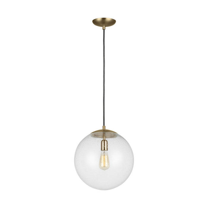 Myhouse Lighting Visual Comfort Studio - 6801801EN7-848 - One Light Pendant - Leo - Hanging Globe - Satin Brass