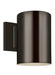 Myhouse Lighting Visual Comfort Studio - 8313801-10/T - One Light Outdoor Wall Lantern - Outdoor Cylinders - Bronze