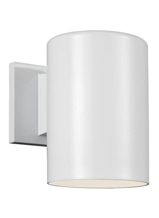 Myhouse Lighting Visual Comfort Studio - 8313801-15/T - One Light Outdoor Wall Lantern - Outdoor Cylinders - White