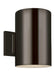 Myhouse Lighting Visual Comfort Studio - 8313901-10/T - One Light Outdoor Wall Lantern - Outdoor Cylinders - Bronze