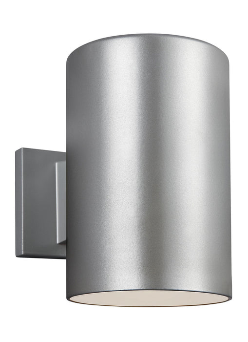 Myhouse Lighting Visual Comfort Studio - 8313901-753/T - One Light Outdoor Wall Lantern - Outdoor Cylinders - Painted Brushed Nickel