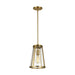 Myhouse Lighting Visual Comfort Studio - P1287BBS - One Light Pendant - Harrow - Burnished Brass