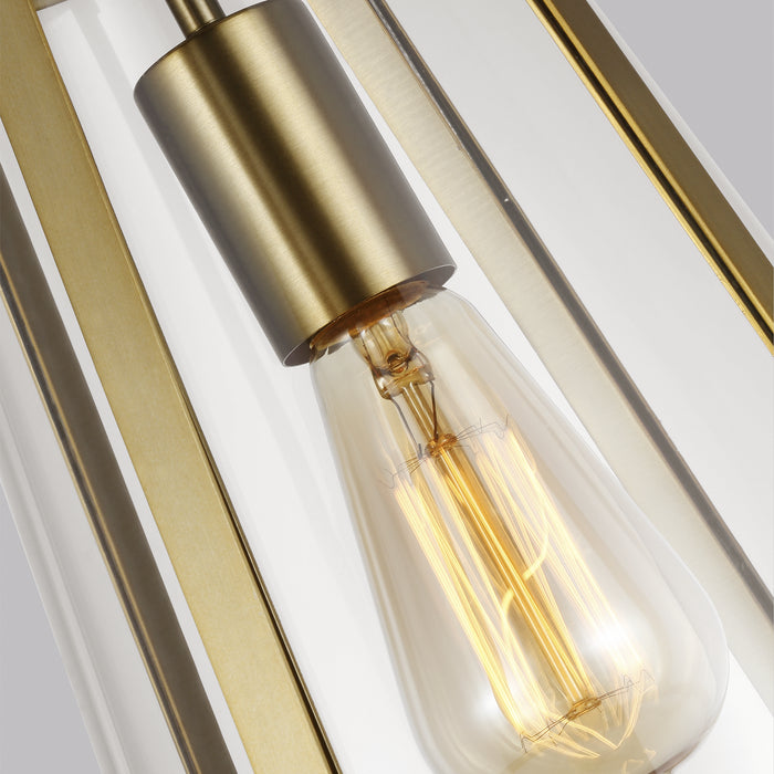 Myhouse Lighting Visual Comfort Studio - P1287BBS - One Light Pendant - Harrow - Burnished Brass