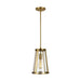 Myhouse Lighting Visual Comfort Studio - P1287BBS - One Light Pendant - Harrow - Burnished Brass