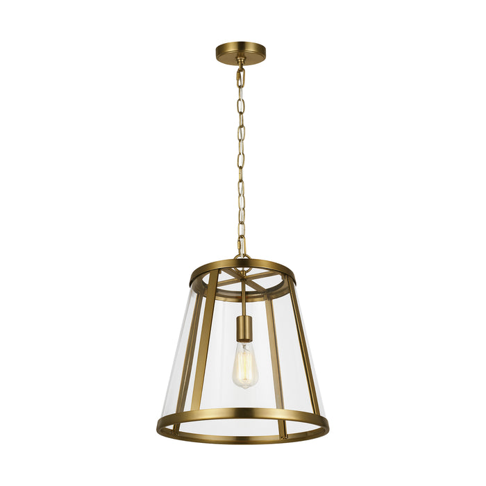 Myhouse Lighting Visual Comfort Studio - P1289BBS - One Light Pendant - Harrow - Burnished Brass