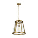 Myhouse Lighting Visual Comfort Studio - P1289BBS - One Light Pendant - Harrow - Burnished Brass