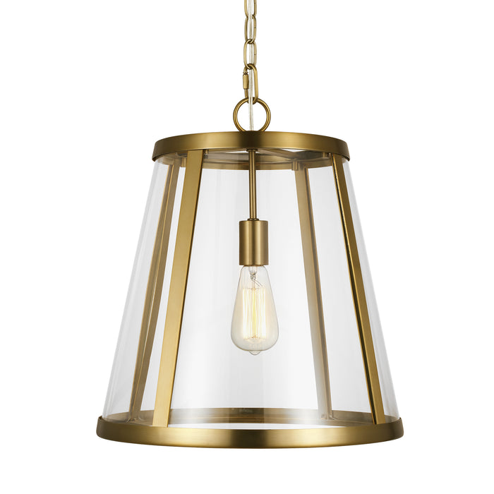 Myhouse Lighting Visual Comfort Studio - P1289BBS - One Light Pendant - Harrow - Burnished Brass