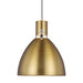 Myhouse Lighting Visual Comfort Studio - P1442BBS-L1 - LED Pendant - Brynne - Burnished Brass