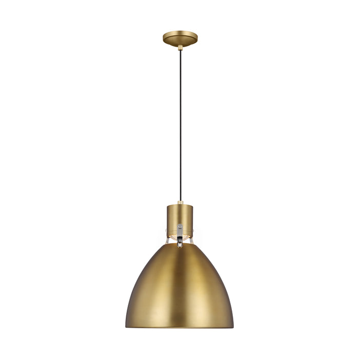 Myhouse Lighting Visual Comfort Studio - P1442BBS-L1 - LED Pendant - Brynne - Burnished Brass