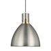 Myhouse Lighting Visual Comfort Studio - P1442SN-L1 - LED Pendant - Brynne - Satin Nickel