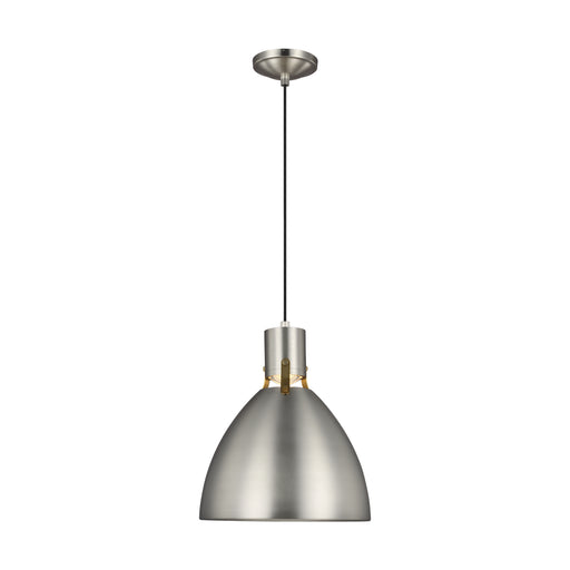 Myhouse Lighting Visual Comfort Studio - P1442SN-L1 - LED Pendant - Brynne - Satin Nickel