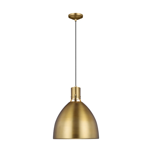 Myhouse Lighting Visual Comfort Studio - P1443BBS-L1 - LED Pendant - Brynne - Burnished Brass