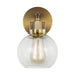 Myhouse Lighting Visual Comfort Studio - VS24401BBS - One Light Wall Sconce - Clara - Burnished Brass