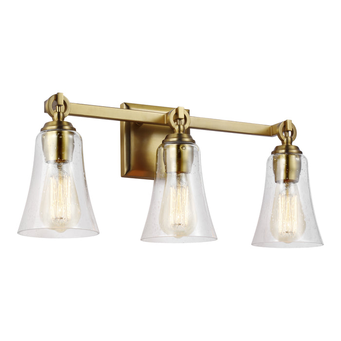 Myhouse Lighting Visual Comfort Studio - VS24703BBS - Three Light Vanity - Monterro - Burnished Brass