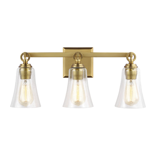 Myhouse Lighting Visual Comfort Studio - VS24703BBS - Three Light Vanity - Monterro - Burnished Brass