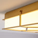 Myhouse Lighting Visual Comfort Studio - AF1063BBS - Three Light Flush Mount - Transom - Burnished Brass