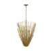 Myhouse Lighting Visual Comfort Studio - AP1146ADB - Six Light Pendant - Helios - Antique Gild