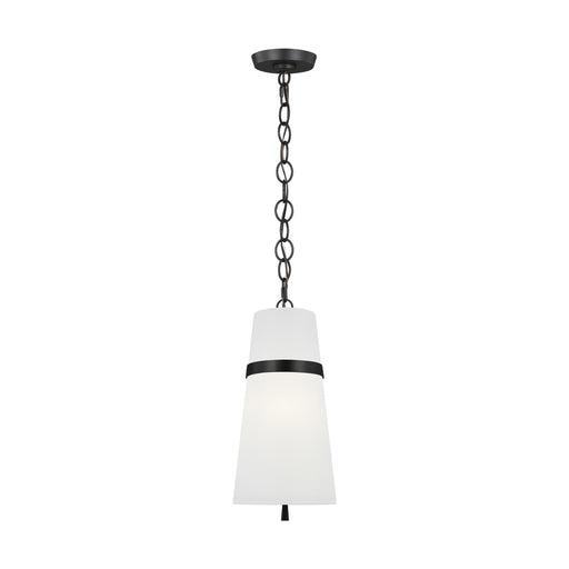 Myhouse Lighting Visual Comfort Studio - AP1161AI - One Light Pendant - Cordtlandt - Aged Iron