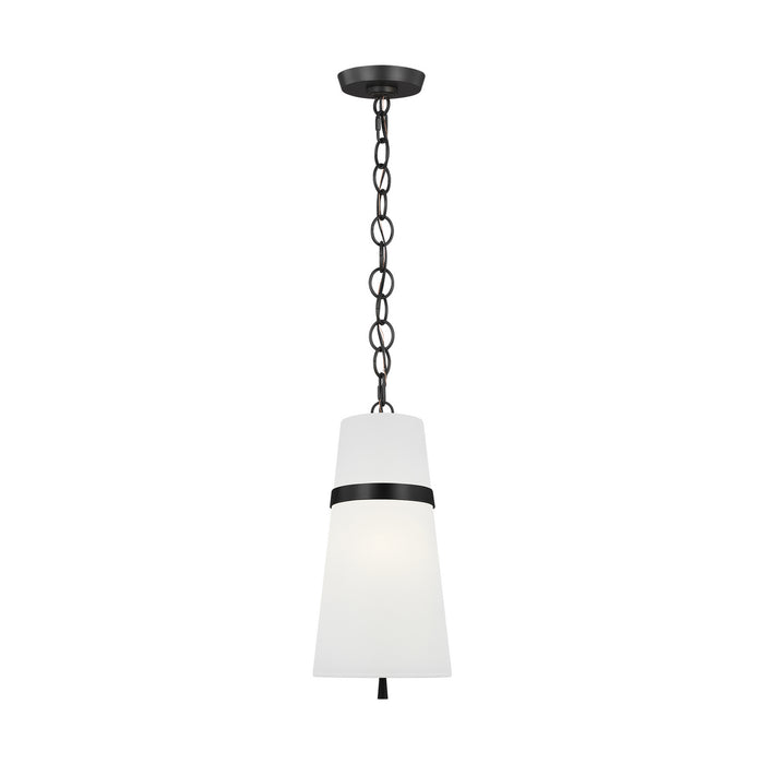 Myhouse Lighting Visual Comfort Studio - AP1161AI - One Light Pendant - Cordtlandt - Aged Iron