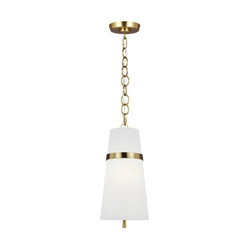 Myhouse Lighting Visual Comfort Studio - AP1161BBS - One Light Pendant - Cordtlandt - Burnished Brass