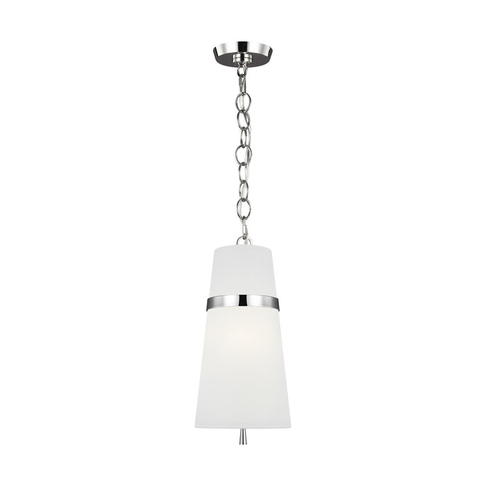 Myhouse Lighting Visual Comfort Studio - AP1161PN - One Light Pendant - Cordtlandt - Polished Nickel