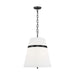 Myhouse Lighting Visual Comfort Studio - AP1173AI - Three Light Pendant - Cordtlandt - Aged Iron