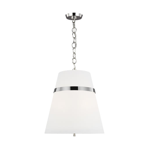 Myhouse Lighting Visual Comfort Studio - AP1173PN - Three Light Pendant - Cordtlandt - Polished Nickel