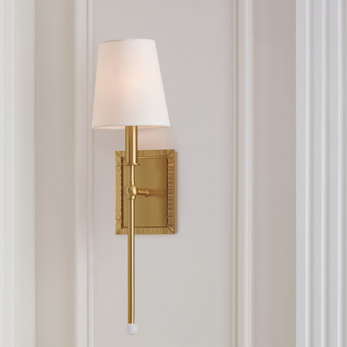 Myhouse Lighting Visual Comfort Studio - AW1051BBS - One Light Wall Sconce - Baxley - Burnished Brass
