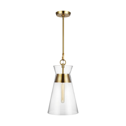 Myhouse Lighting Visual Comfort Studio - CP1021BBS - One Light Pendant - Atlantic - Burnished Brass