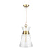 Myhouse Lighting Visual Comfort Studio - CP1021BBS - One Light Pendant - Atlantic - Burnished Brass