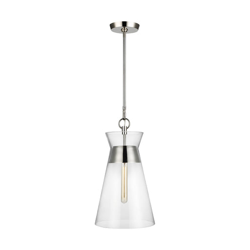 Myhouse Lighting Visual Comfort Studio - CP1021PN - One Light Pendant - Atlantic - Polished Nickel