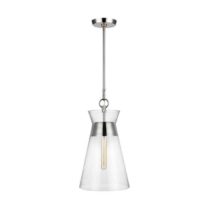 Myhouse Lighting Visual Comfort Studio - CP1021PN - One Light Pendant - Atlantic - Polished Nickel