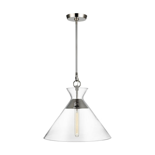 Myhouse Lighting Visual Comfort Studio - CP1031PN - One Light Pendant - Atlantic - Polished Nickel