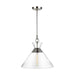 Myhouse Lighting Visual Comfort Studio - CP1031PN - One Light Pendant - Atlantic - Polished Nickel