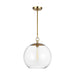 Myhouse Lighting Visual Comfort Studio - CP1041BBS - One Light Pendant - Atlantic - Burnished Brass