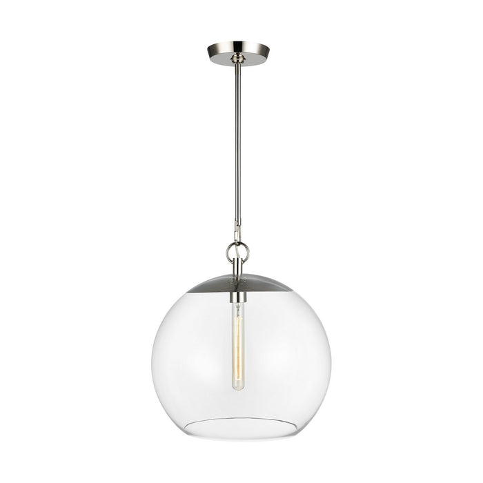 Myhouse Lighting Visual Comfort Studio - CP1041PN - One Light Pendant - Atlantic - Polished Nickel