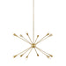 Myhouse Lighting Visual Comfort Studio - EC10312BBS - 12 Light Chandelier - Jax - Burnished Brass