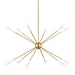 Myhouse Lighting Visual Comfort Studio - EC10312BBS - 12 Light Chandelier - Jax - Burnished Brass