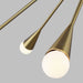 Myhouse Lighting Visual Comfort Studio - EC10312BBS - 12 Light Chandelier - Jax - Burnished Brass