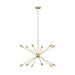 Myhouse Lighting Visual Comfort Studio - EC10312BBS - 12 Light Chandelier - Jax - Burnished Brass