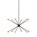 Myhouse Lighting Visual Comfort Studio - EC10312MBK - 12 Light Chandelier - Jax - Midnight Black