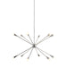 Myhouse Lighting Visual Comfort Studio - EC10312PN - 12 Light Chandelier - Jax - Polished Nickel