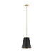 Myhouse Lighting Visual Comfort Studio - EP1041MBK - One Light Pendant - Carter - Midnight Black