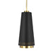 Myhouse Lighting Visual Comfort Studio - EP1091MBK - One Light Pendant - Carter - Midnight Black