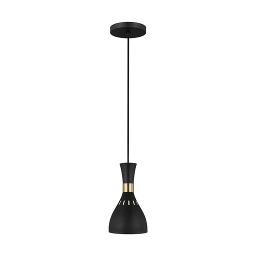 Myhouse Lighting Visual Comfort Studio - EP1141MBK - One Light Pendant - Joan - Midnight Black